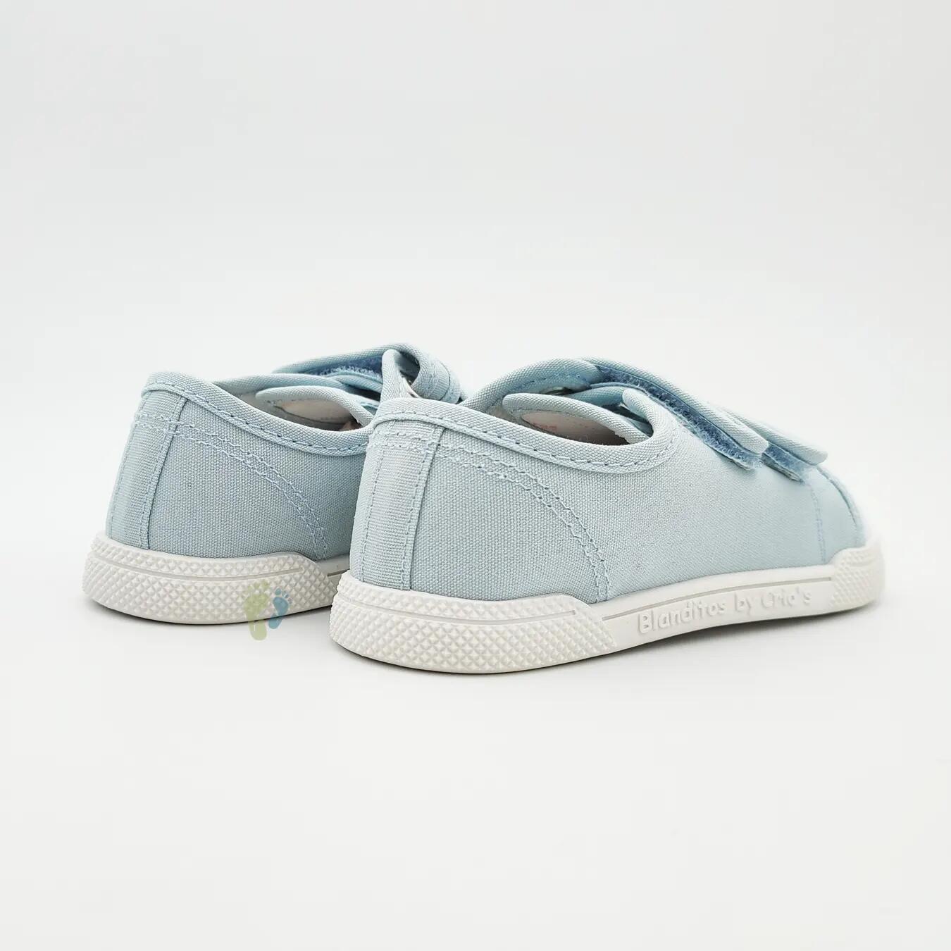 Blanditos Zapatillas de Lona Coco Azul - Talla 20 3/6