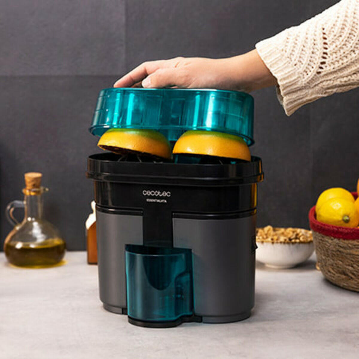 Centrifugeuse électrique CECOTEC EssentialVita Twice Black 90 W 3/5