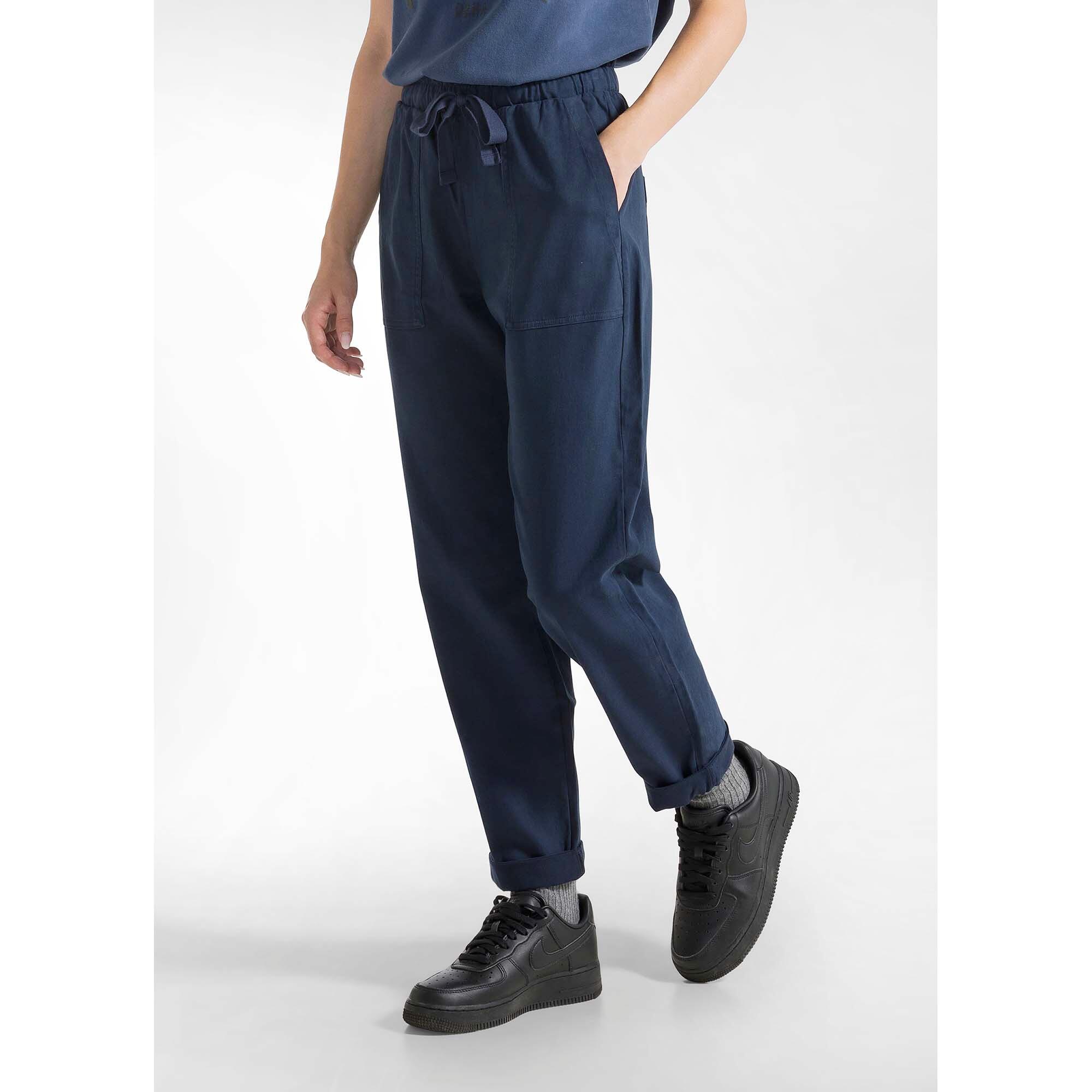 Deha Gabardine-Hose Mit Kordelzug Dame 3/5