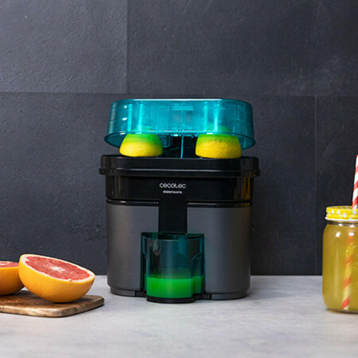 Centrifugeuse électrique CECOTEC EssentialVita Twice Black 90 W 2/5