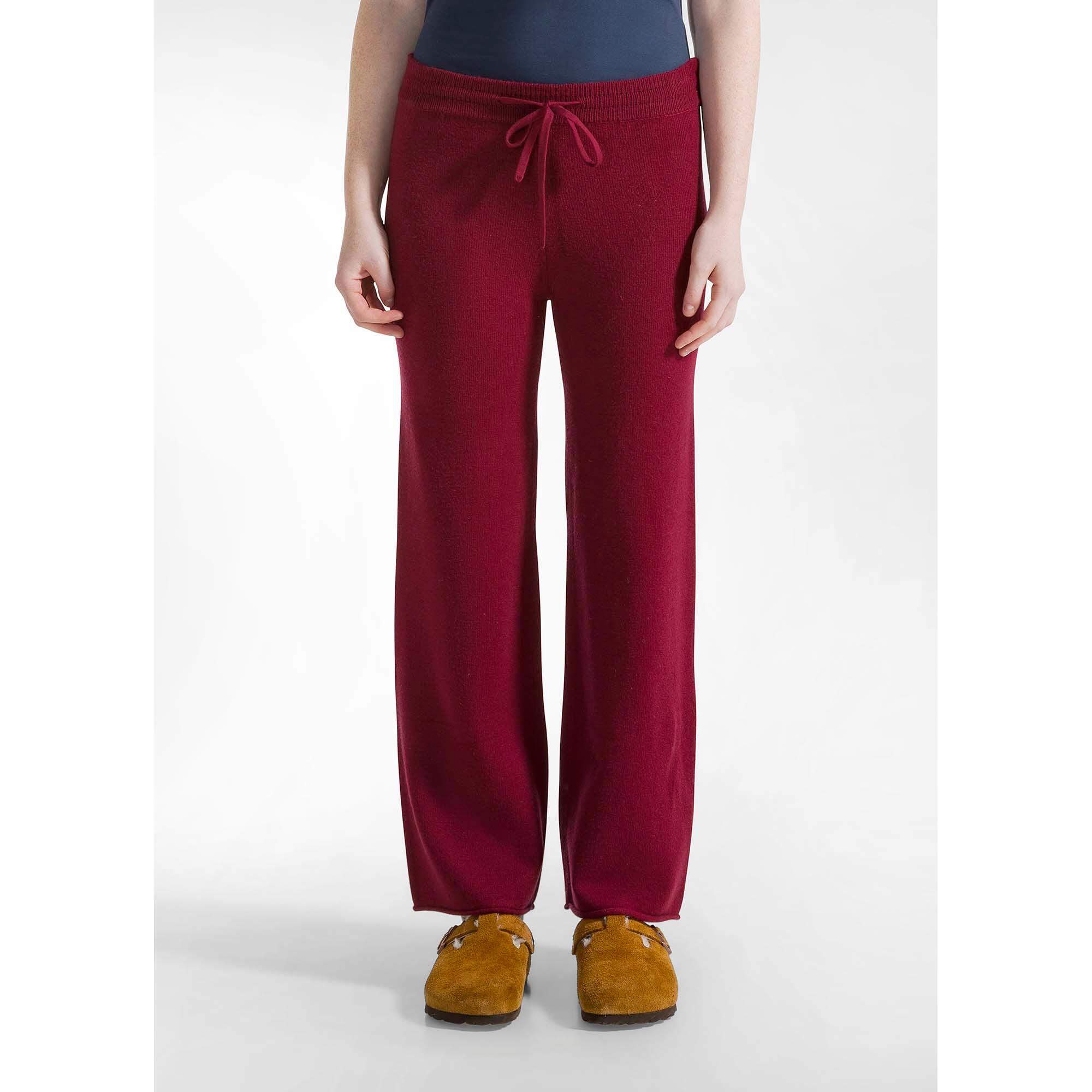 Pantalones Deha Pantalones Tejidos De Pierna Ancha Mujer 3/5