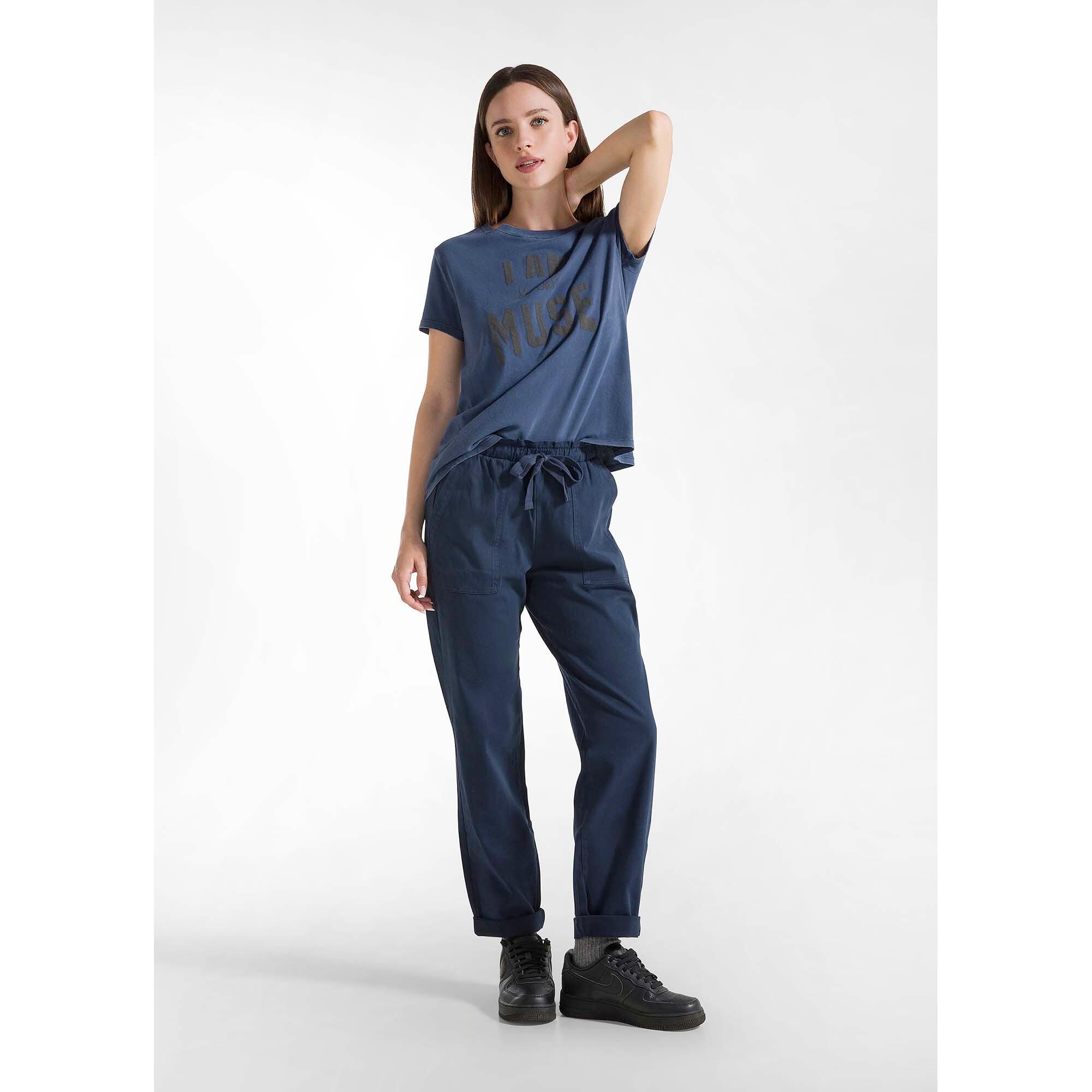 Deha Gabardine-Hose Mit Kordelzug Dame 2/5
