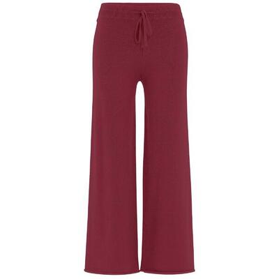 Broek deha gebreide broek met wijde pijp vrouwen