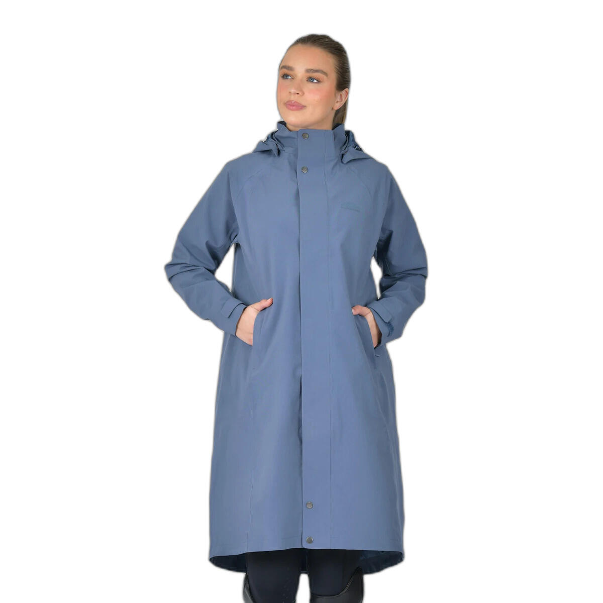 WEATHERBEETA Impermeabile da equitazione con cappuccio da donna Weatherbeeta longline