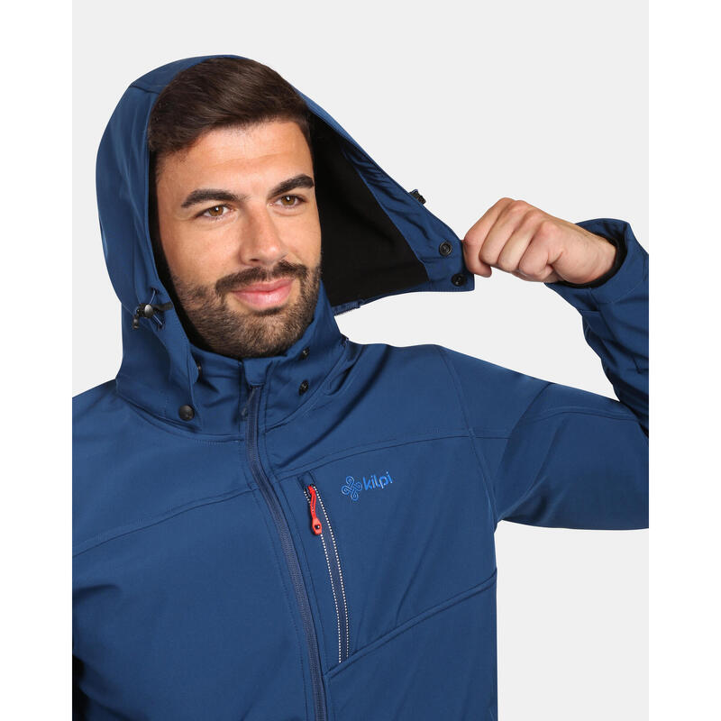 Geacă softshell KILPI Ravio, Albastru Inchis, Barbati