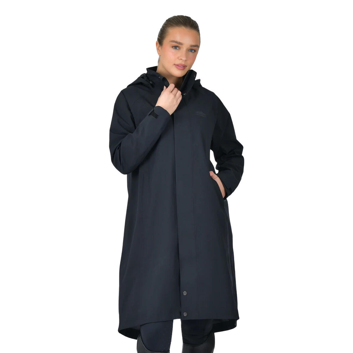 Weatherbeeta - Veste Imperméable Équitation À Capuche Femme Weatherbeeta Longline - Veste - Noir - Decathlon