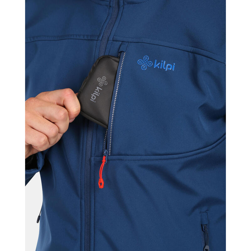 Geacă softshell KILPI Ravio, Albastru Inchis, Barbati