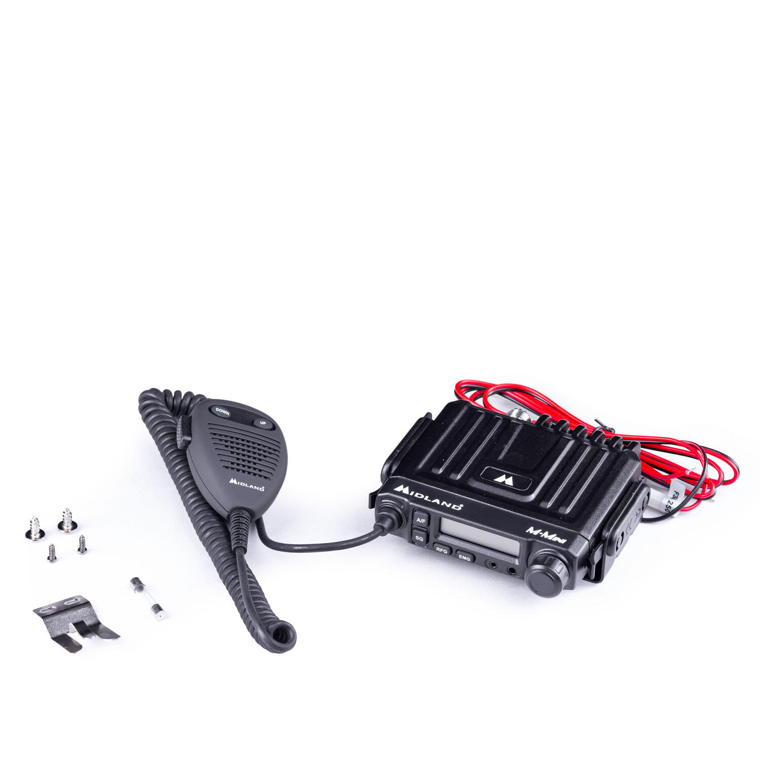 Midland M-Mini Ricetrasmettitore CB Multibanda Veicolare, 40 Canali AM/FM 3/7