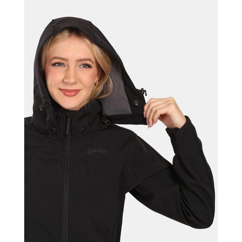 Geacă softshell KILPI Ravia, Negru, Femei