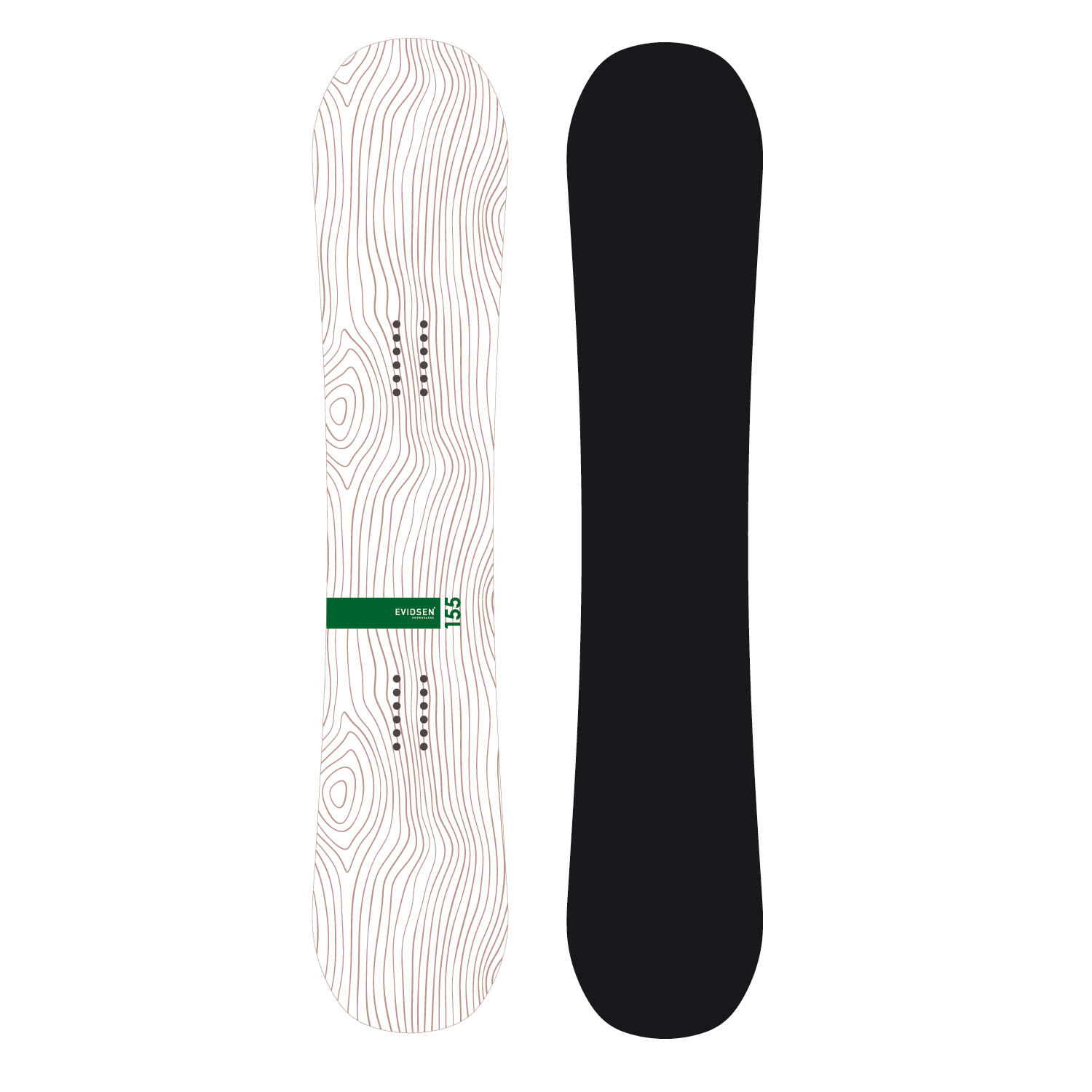 Evidsen - Evidsen Snowboards - Rntl - All-mountain Snowboard - Snowboard - Multicolore - 155 Cm - Decathlon