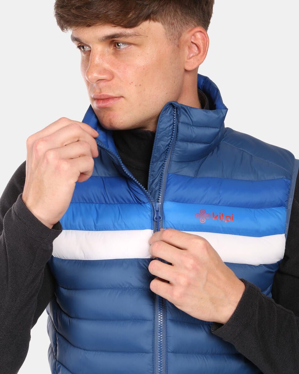 Chaleco Acolchado Kilpi Kenai-M Hombre Azul 3/4