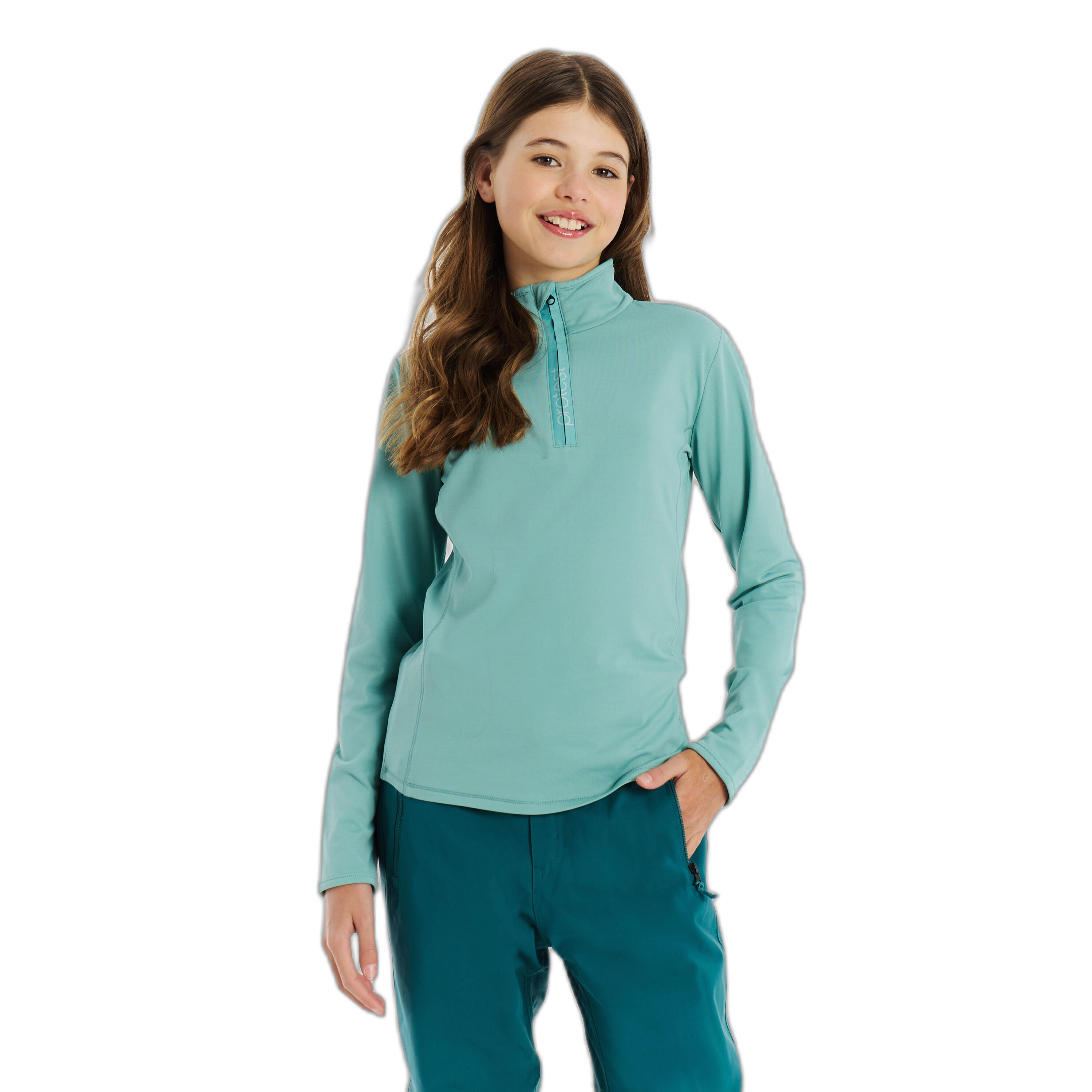 Bielizna termoaktywna dziewczęca 1/4 zip Protest Refabrizoy