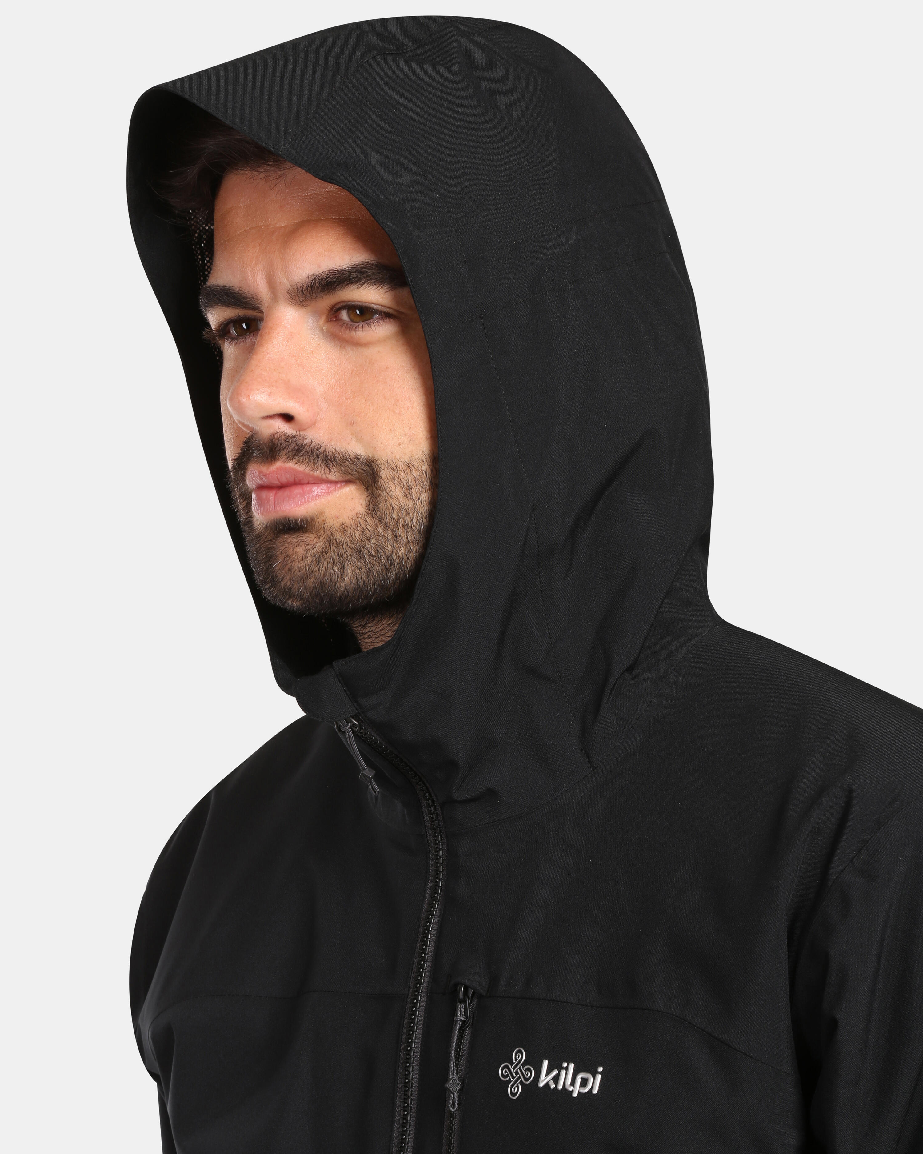 Veste homme Kilpi Olvera-M imperméable noire 5/7