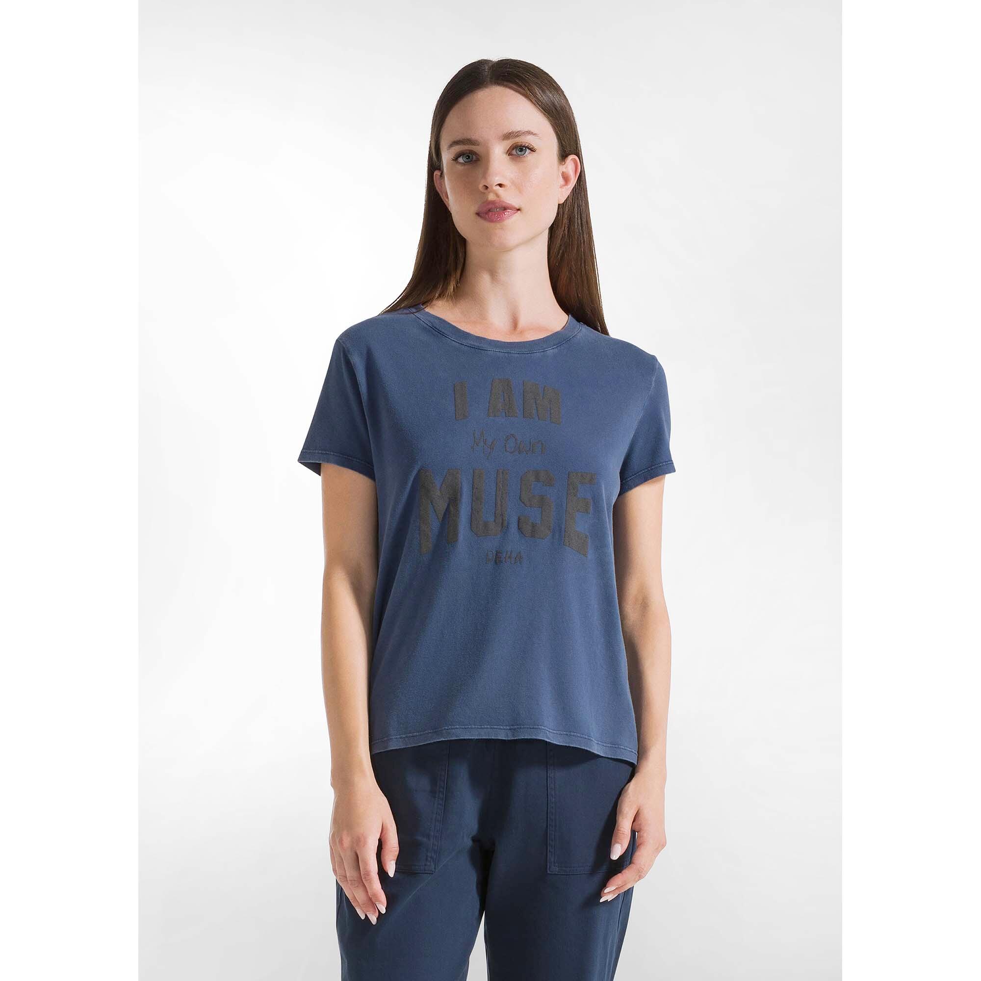 T-Shirt Deha Marbled Graphic Femme 2/5