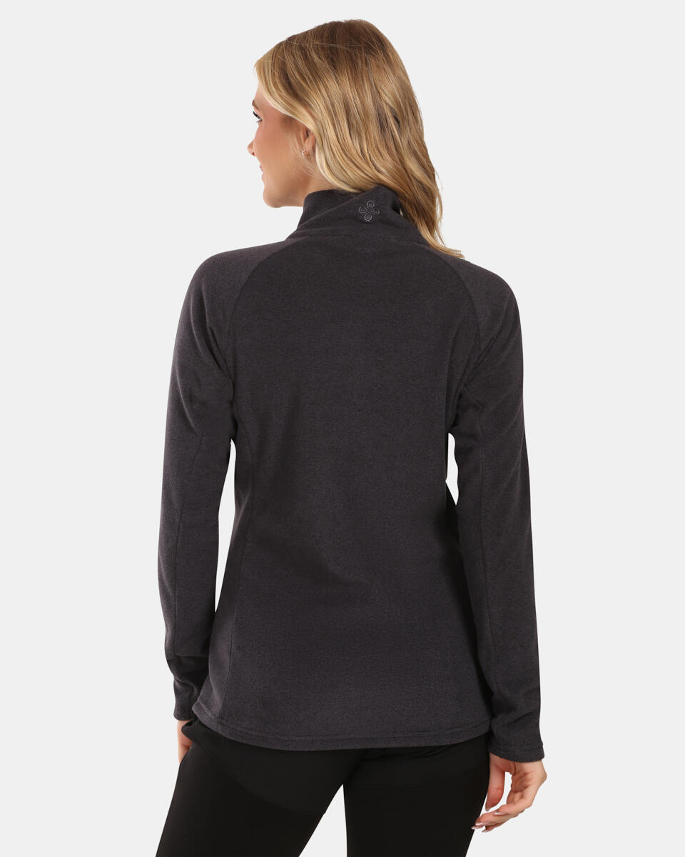 Sweat polaire femme Kilpi Almeri-W noir 2/3