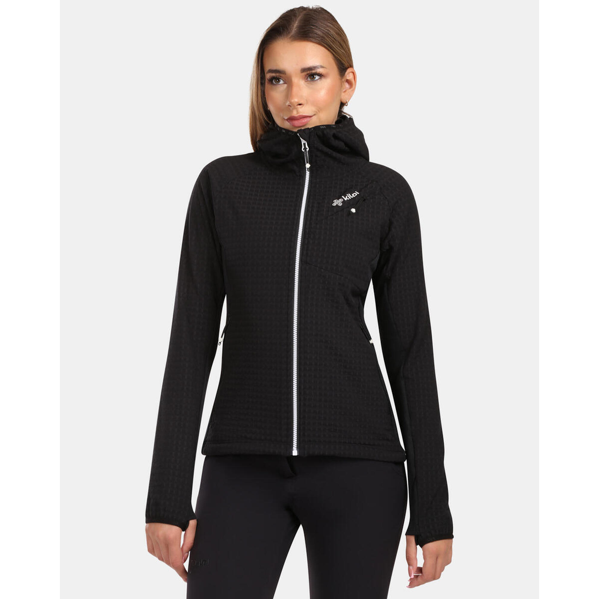 Kilpi - Sweat À Capuche Polaire Femme Kilpi Frensis-w - Polaire - Noir - Decathlon