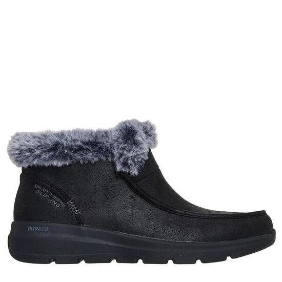 Comodo Y Calido Botin Mujer Skechers Slip-ins Glacial Ultzy Getaway Negro