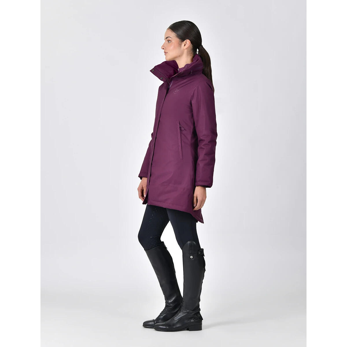 Damen Reitjacke mit Vollreißverschluss wasserdicht Dublin 3/5