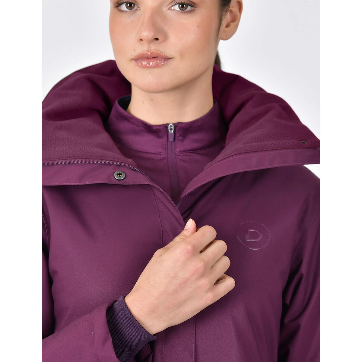 Damen Reitjacke mit Vollreißverschluss wasserdicht Dublin 5/5
