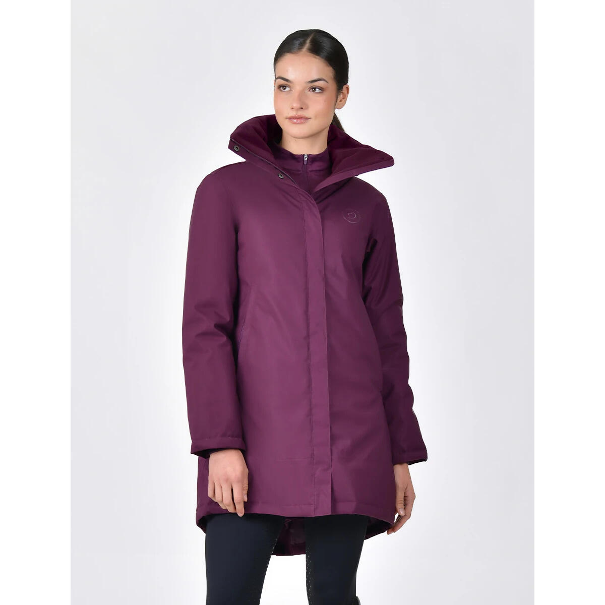 Damen Reitjacke mit Vollreißverschluss wasserdicht Dublin 4/5
