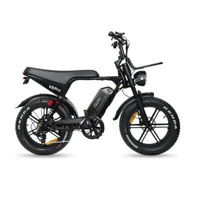 V8 pro fatbike 2026 – vernieuwd groot display + alarm en voorrekje