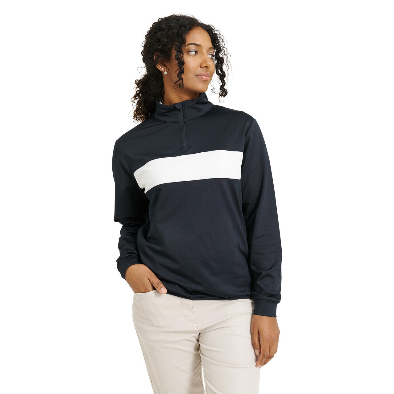 Veste de survêtement midlayer femme Abacus Club 2/3