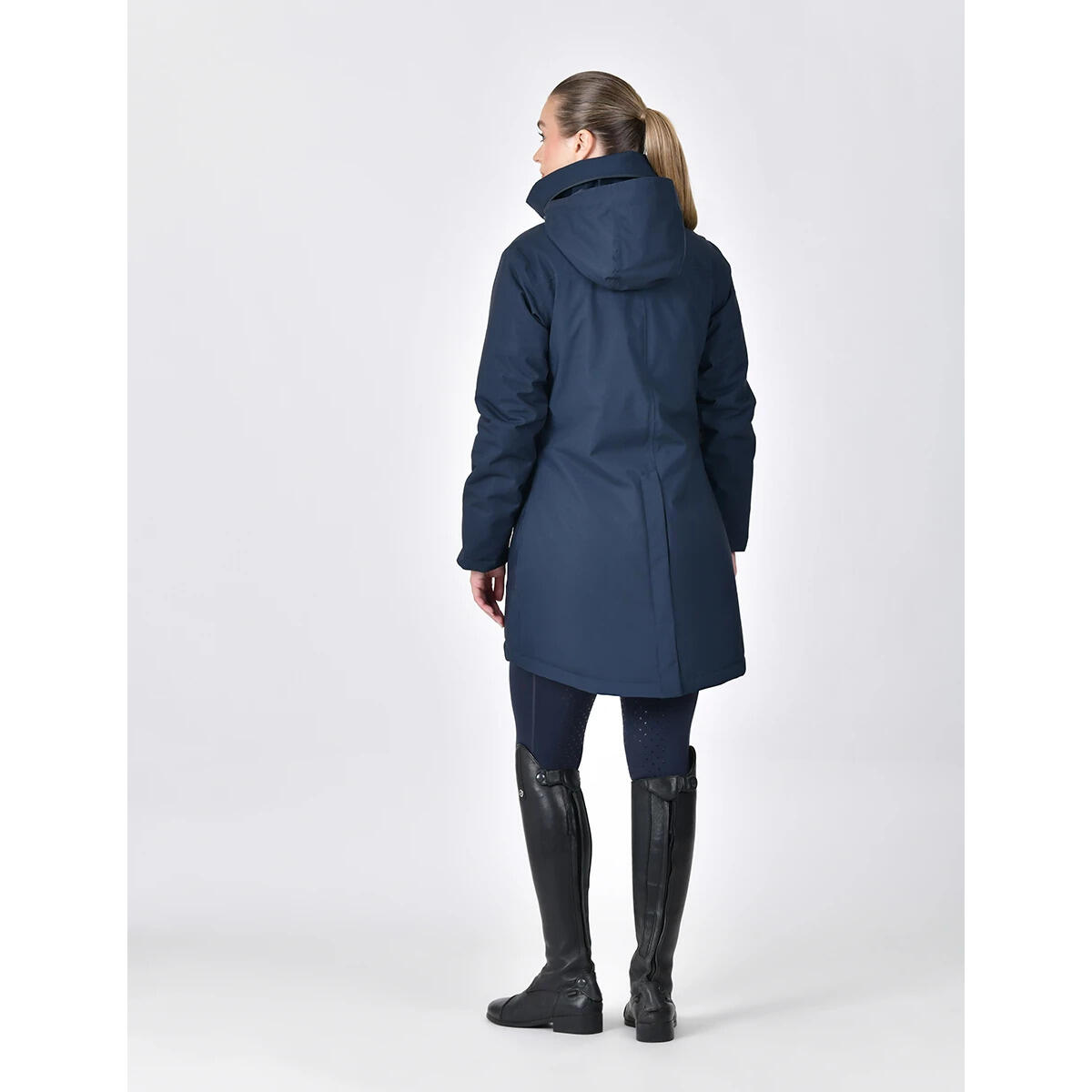 Damen Reitjacke mit Vollreißverschluss wasserdicht Dublin 2/5