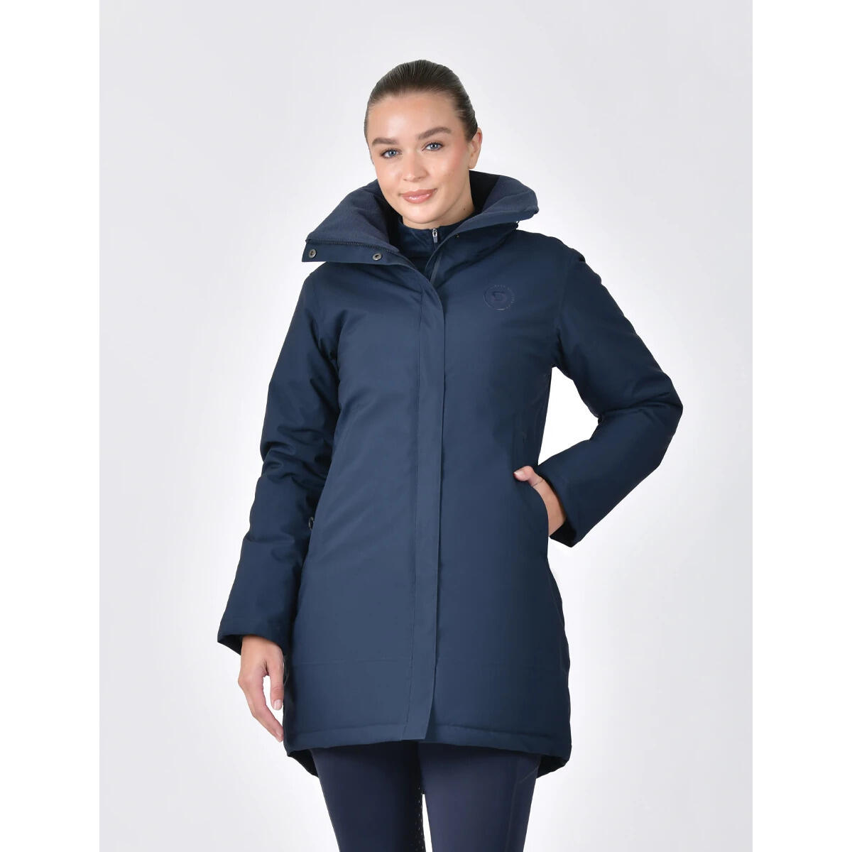 Damen Reitjacke mit Vollreißverschluss wasserdicht Dublin 4/5