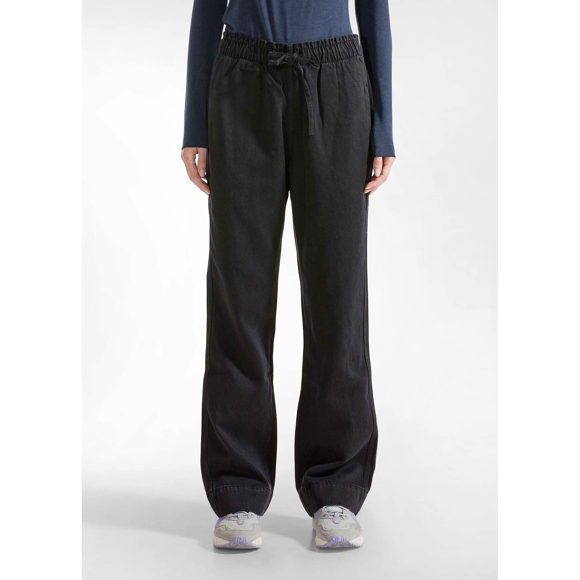 Pantalones Deha Denim Lyocell Straight Pants Mujer 3/5