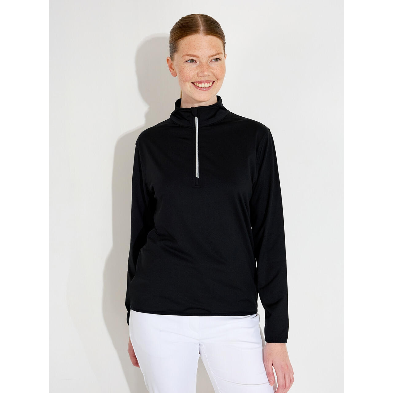 Veste de survêtement demi-zip polaire femme Abacus Cradoc 2/3