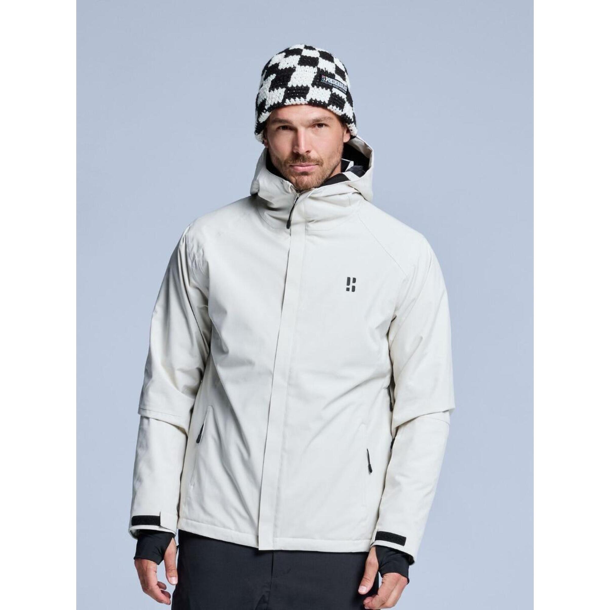 Kurtka narciarska męska – Arctic 2L ocieplana – Stone