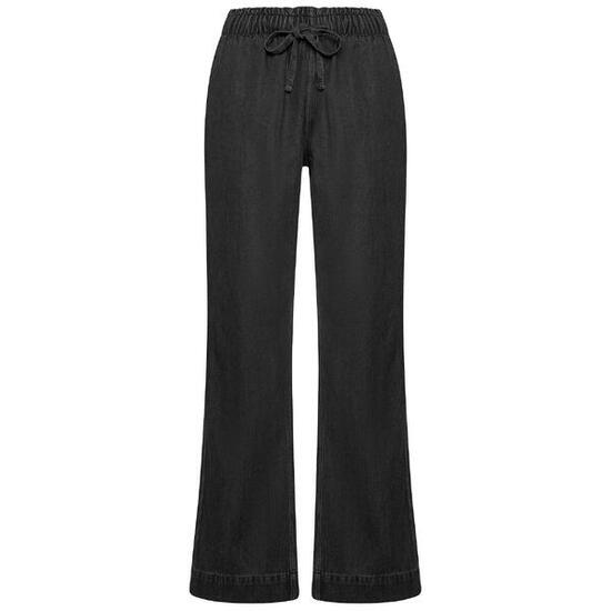 Pantaloni Deha Denim Lyocell Straight Pants Donna