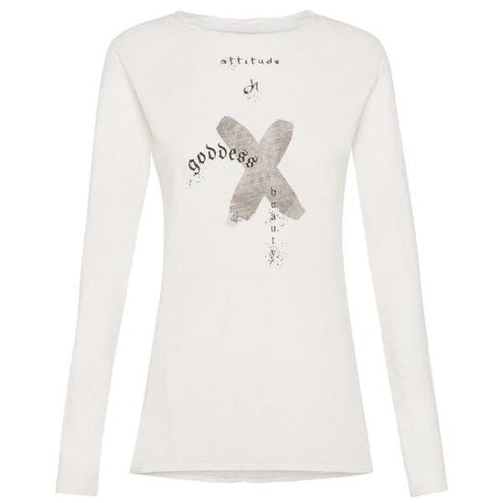 T-Shirt Deha Graphic Long Sleeve T-Shirt Donna