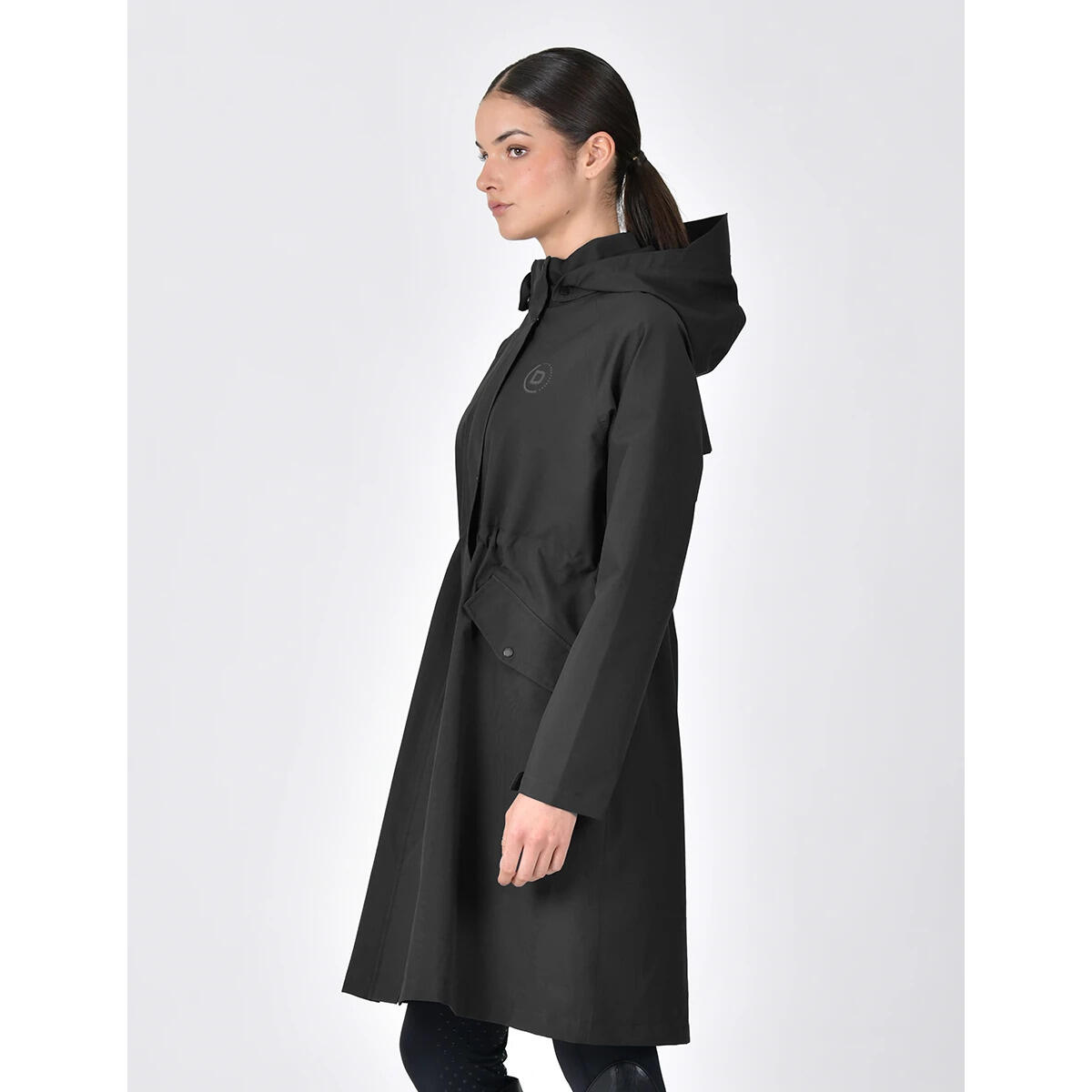 Damen lange wasserfeste Reitjacke Dublin 4/4