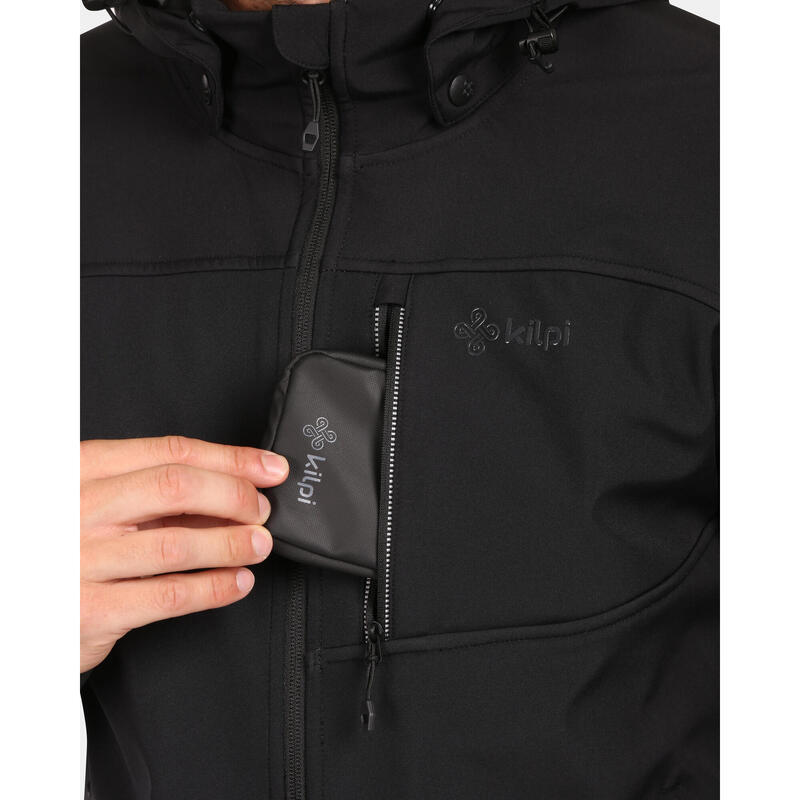 Geacă softshell KILPI Ravio, Negru, Barbati