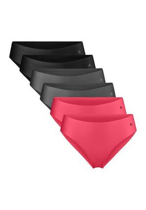 Culottes bikini invisibles femme Lot de 6 Sans coutures Microfibre recyclée