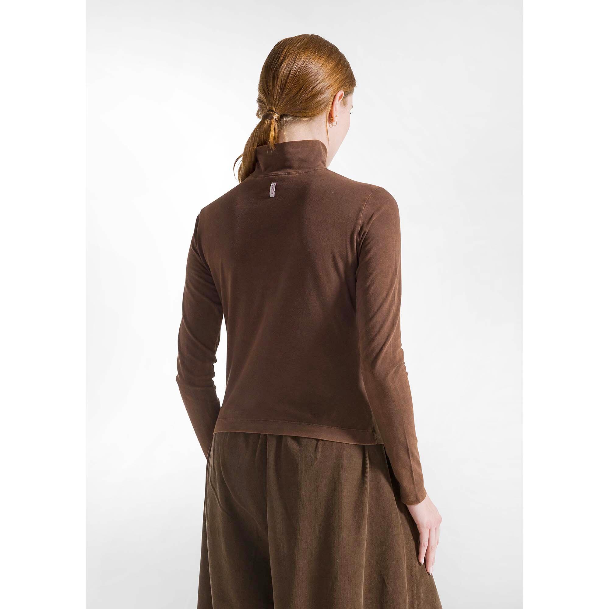 T-Shirt Deha Marbled High Neck Mujer 3/5