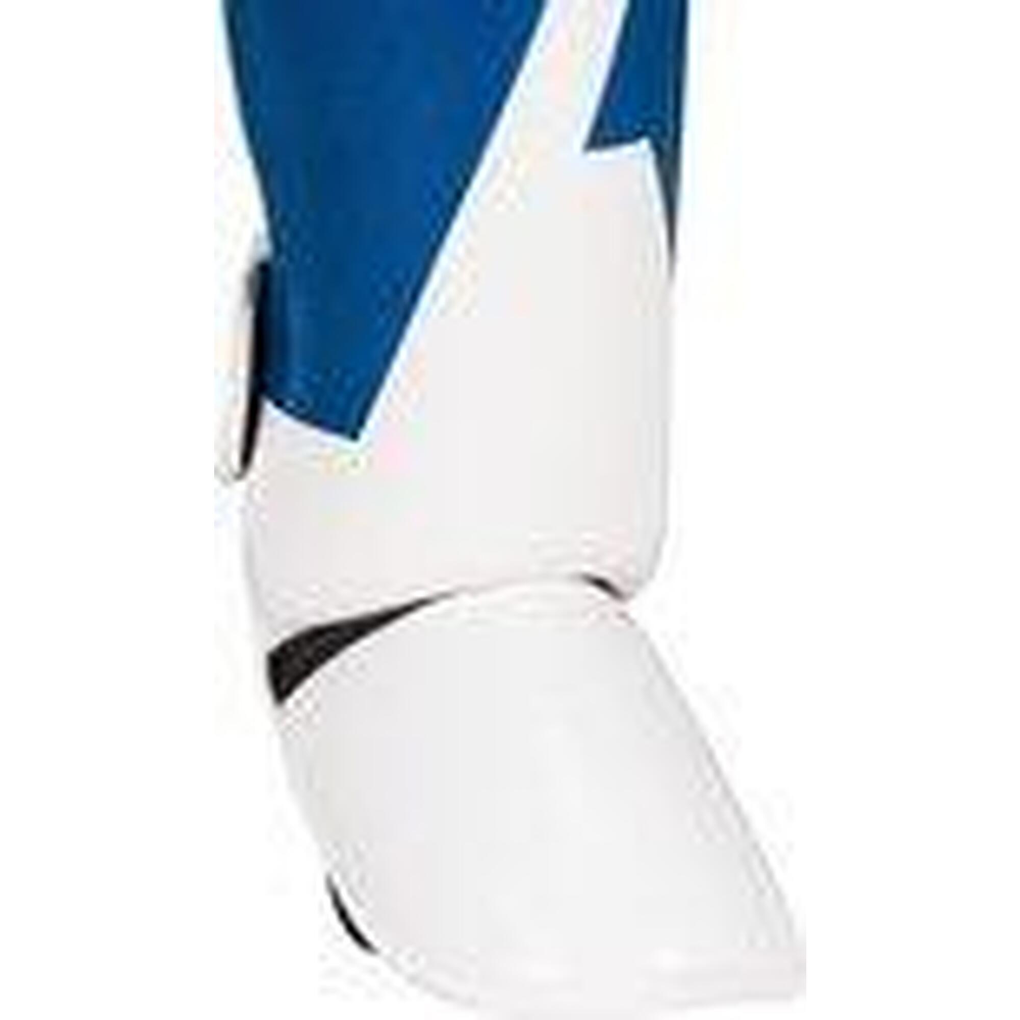 Ali's Fightgear - Protège-tibias Et Pied "legacy" Cuir - Ali's Fightgear - Taille L - Bleu/blanc - Protège-tibia - Blanc|bleu - 42 M/l - Decathlon