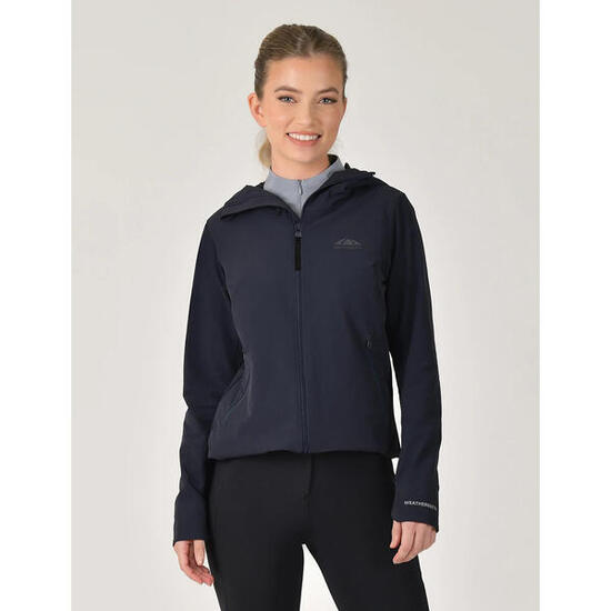 Giacca impermeabile da equitazione full zip donna Weatherbeeta