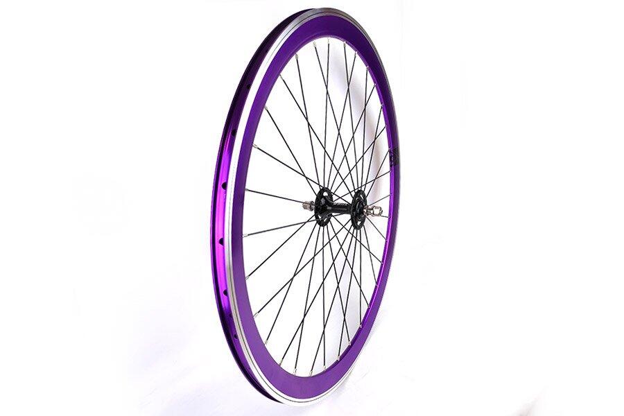 Roue Avant Fixie Origin8 Lilas Adz (Rayon radial) 3/5