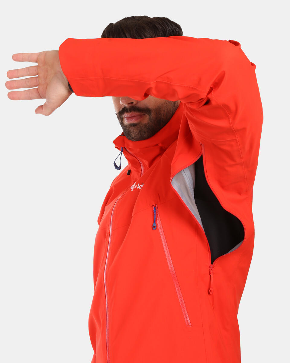 Veste Hardshell Homme Kilpi Trinity-M, Rouge 5/7
