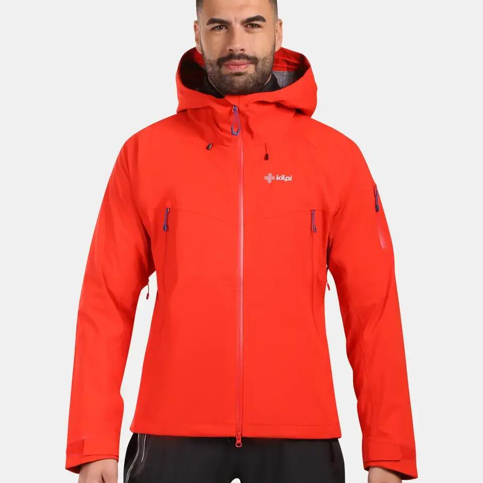 Kilpi Trinity-M Men's Hardshell Jacket - Waterproof 3L, Red