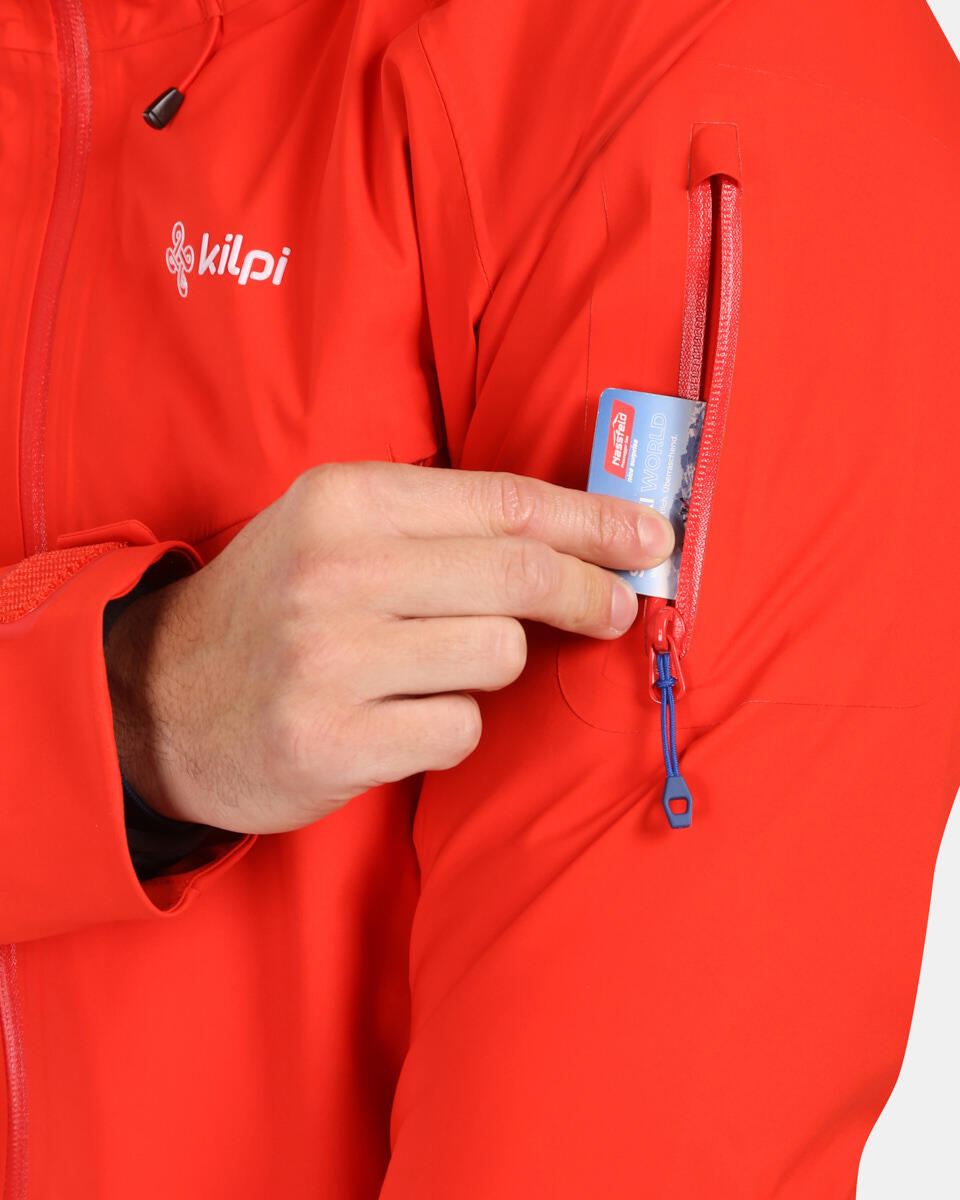 Veste Hardshell Homme Kilpi Trinity-M, Rouge 4/7