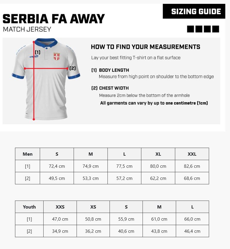 MEN’S SERBIA 2025/26 AUTHENTIC AWAY JERSEY 2/2