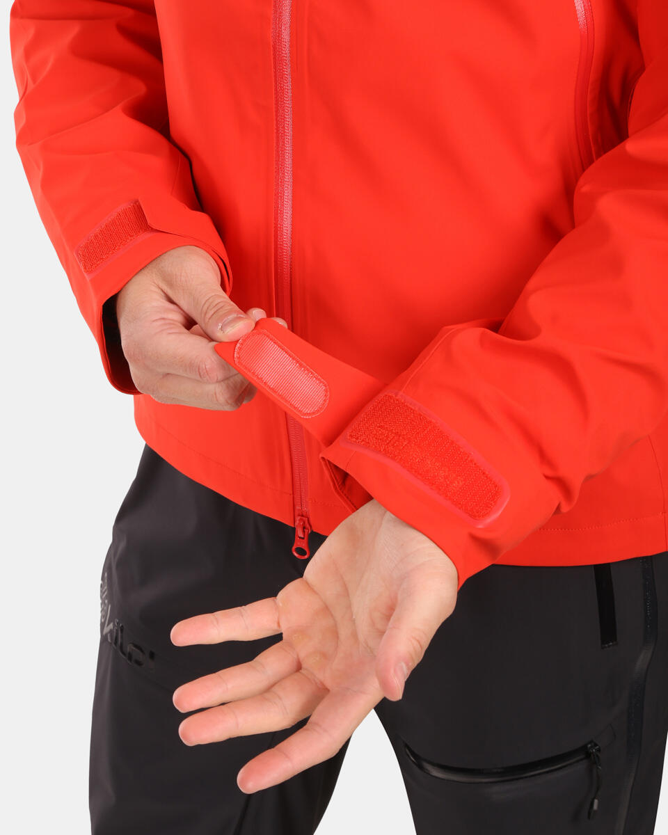 Veste Hardshell Homme Kilpi Trinity-M, Rouge 6/7