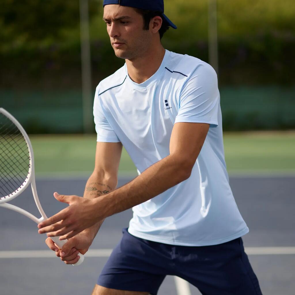 Men's Performance Tee Tennis/Padel Ice Blue