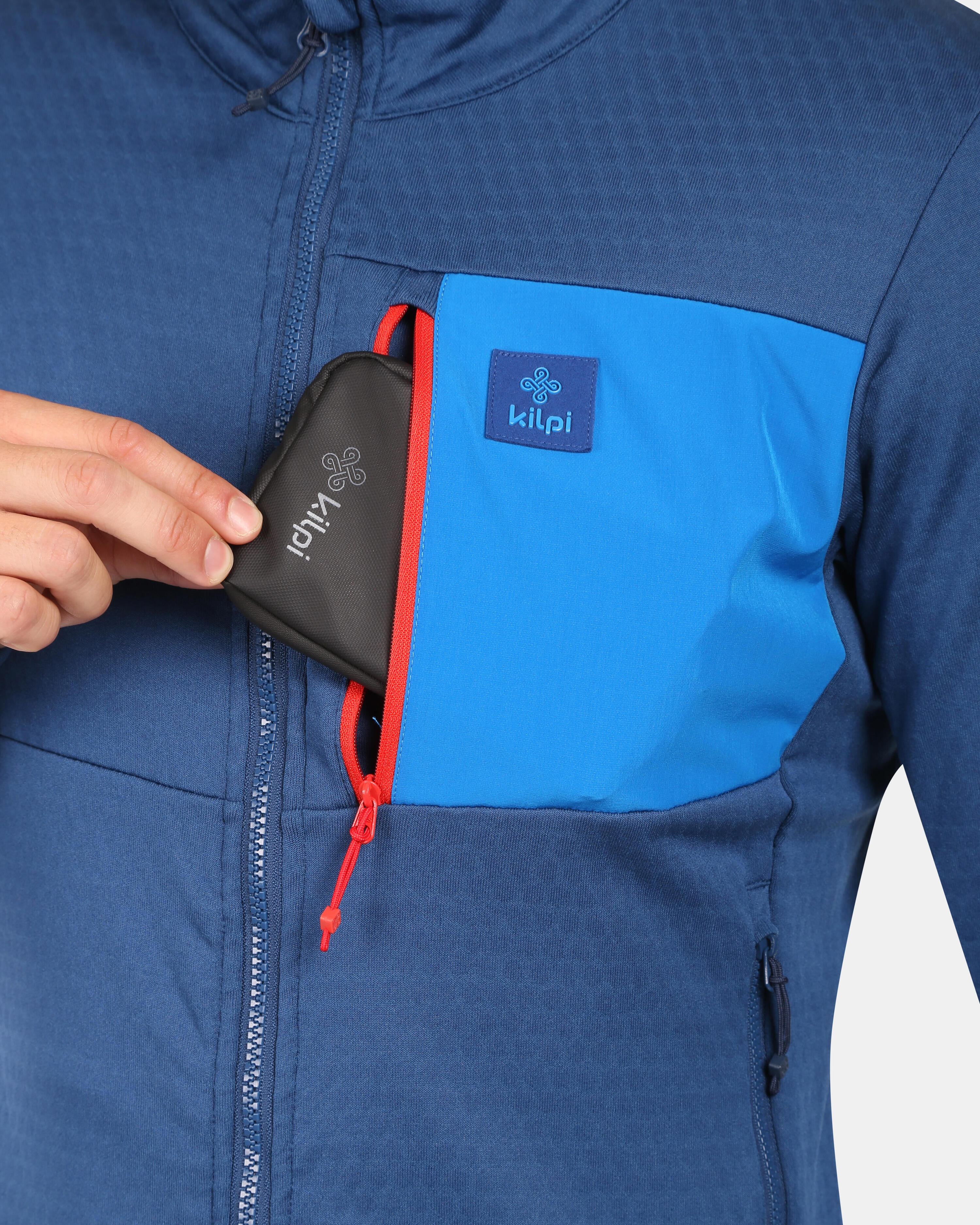 Sweat polaire homme Kilpi Erin-M bleu 7/7