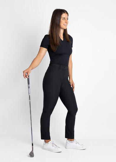 Pantaloni da golf donna Torrey – Vita alta modellanti asciugatura rapida