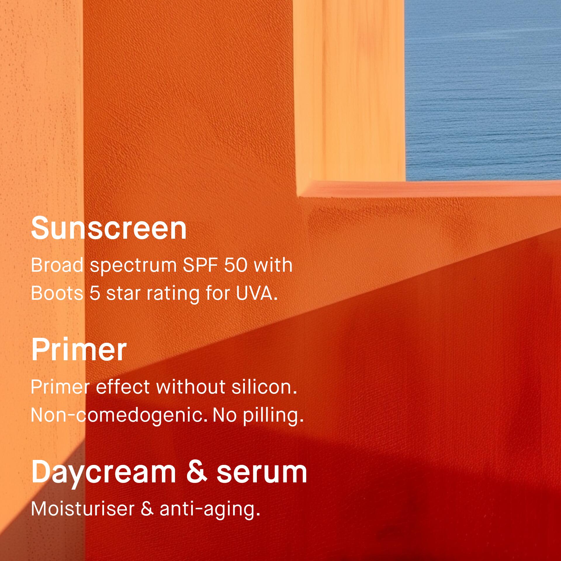 EVY Daily Defense Gezichtsmousse SPF 50 – 75 ml (Skin Cancer Awareness) 3/7