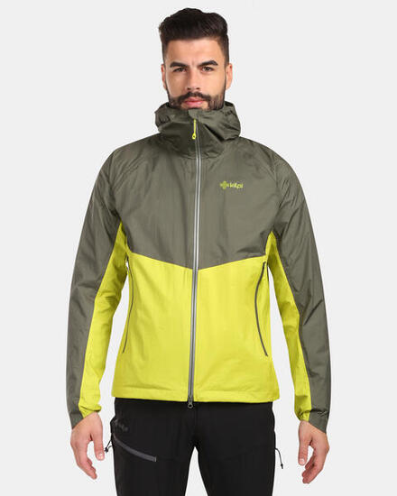 Veste hardshell Kilpi Hurricane-M homme, imperméable, vert